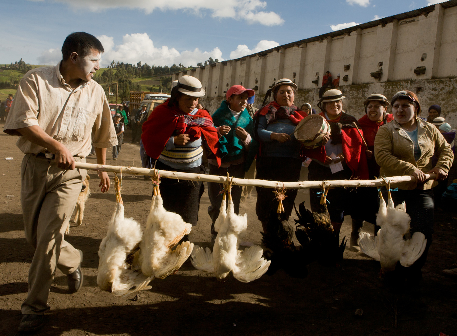 La rama de gallos, Carnaval en la comunidad de Chimborazo