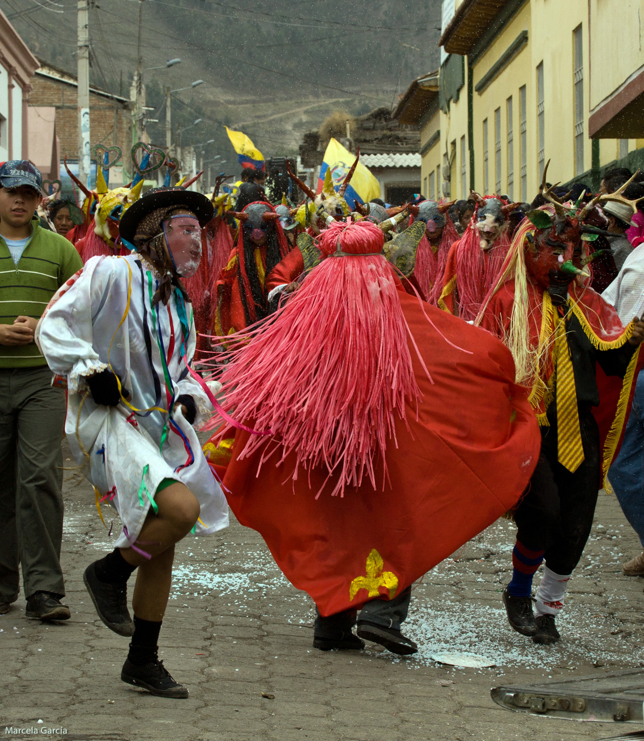 Las Guarichas en el Carnaval de Punín, Chimborazo