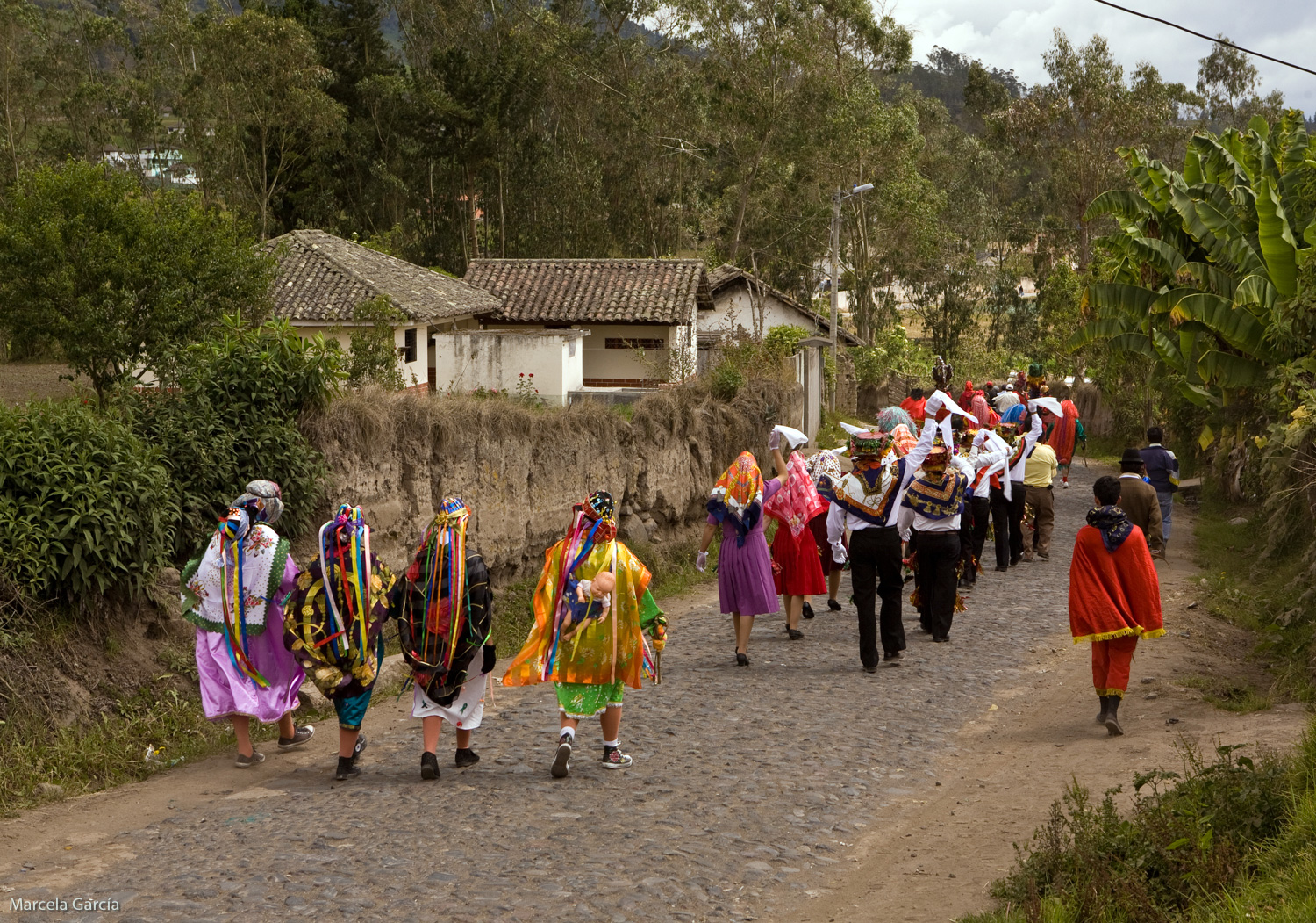 Camino a la Diablada de Píllaro, Tungurahua