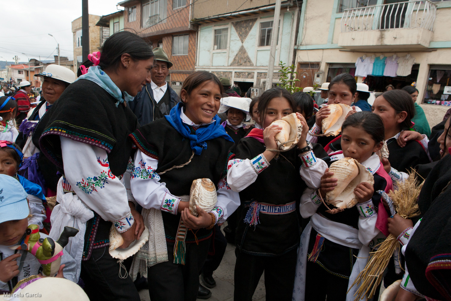 Niños quiperos, Corpus Cristi, Cañar