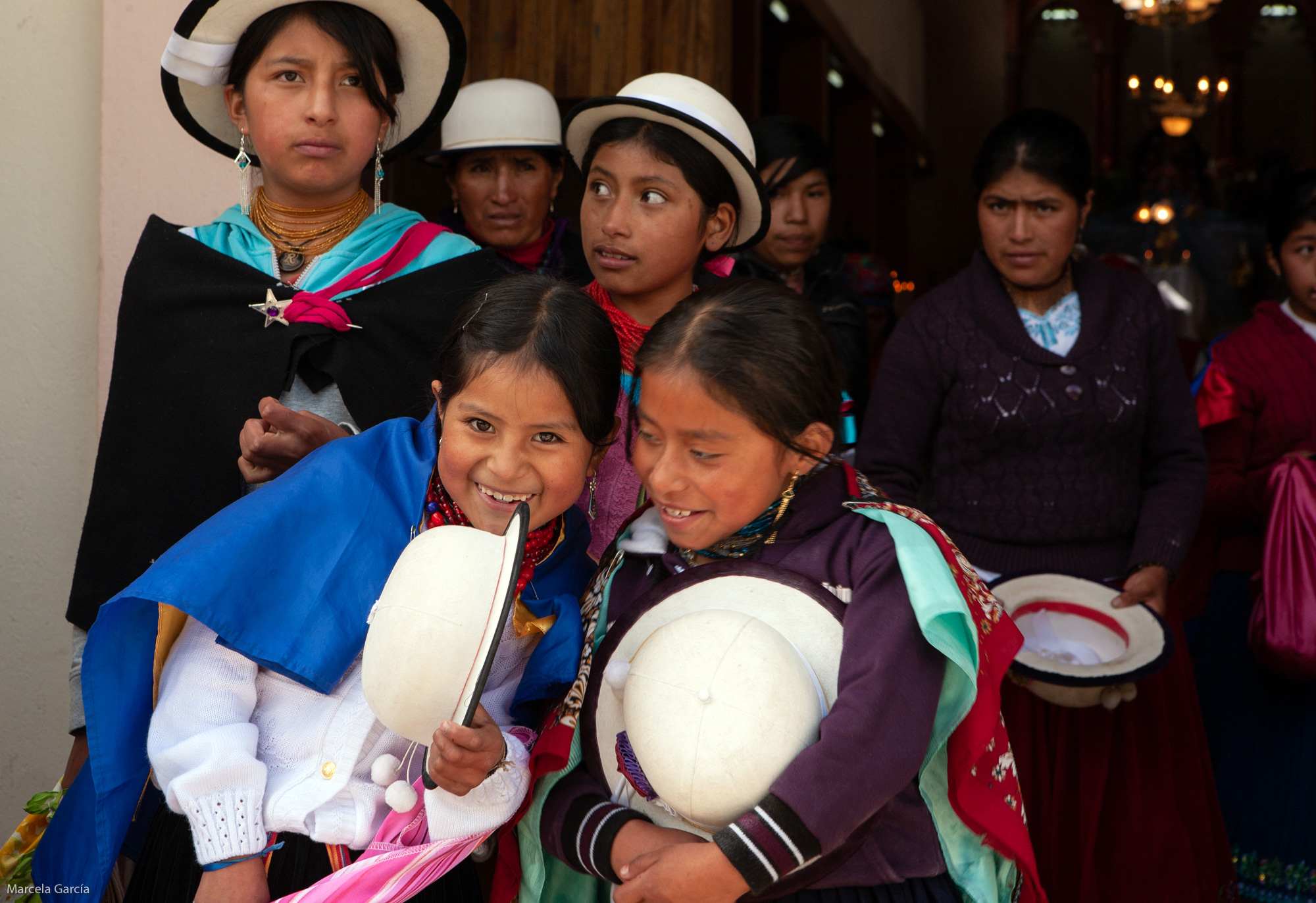 Las niñas en Corpus Cristi, Cañar