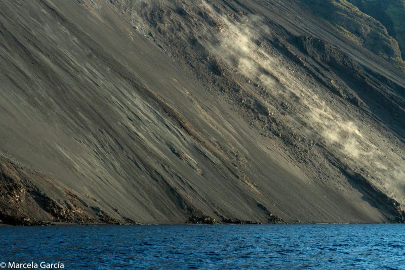 Lahar del Volcán Estrómboli