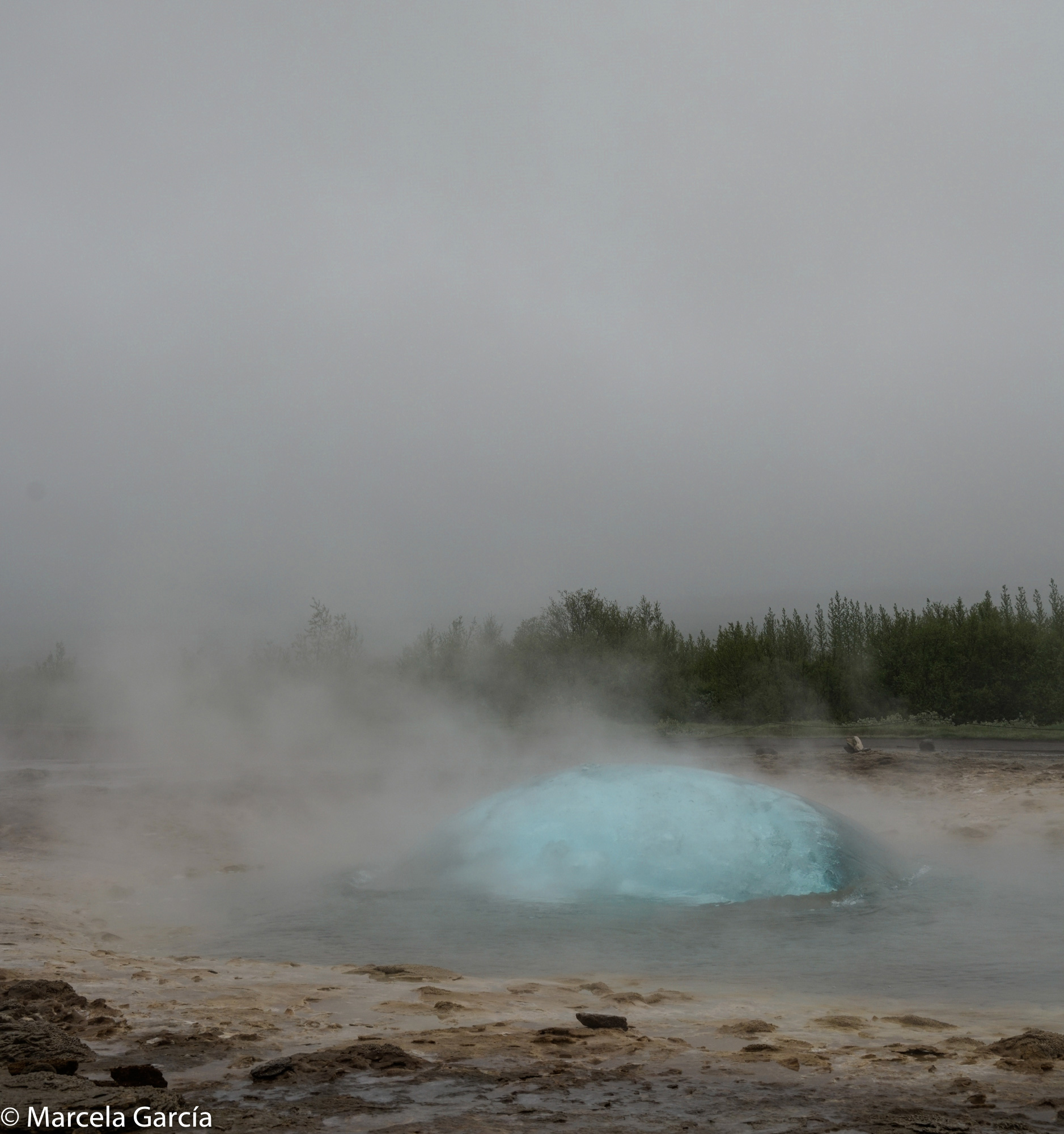 Termas de Strokkur en el área de Geysir