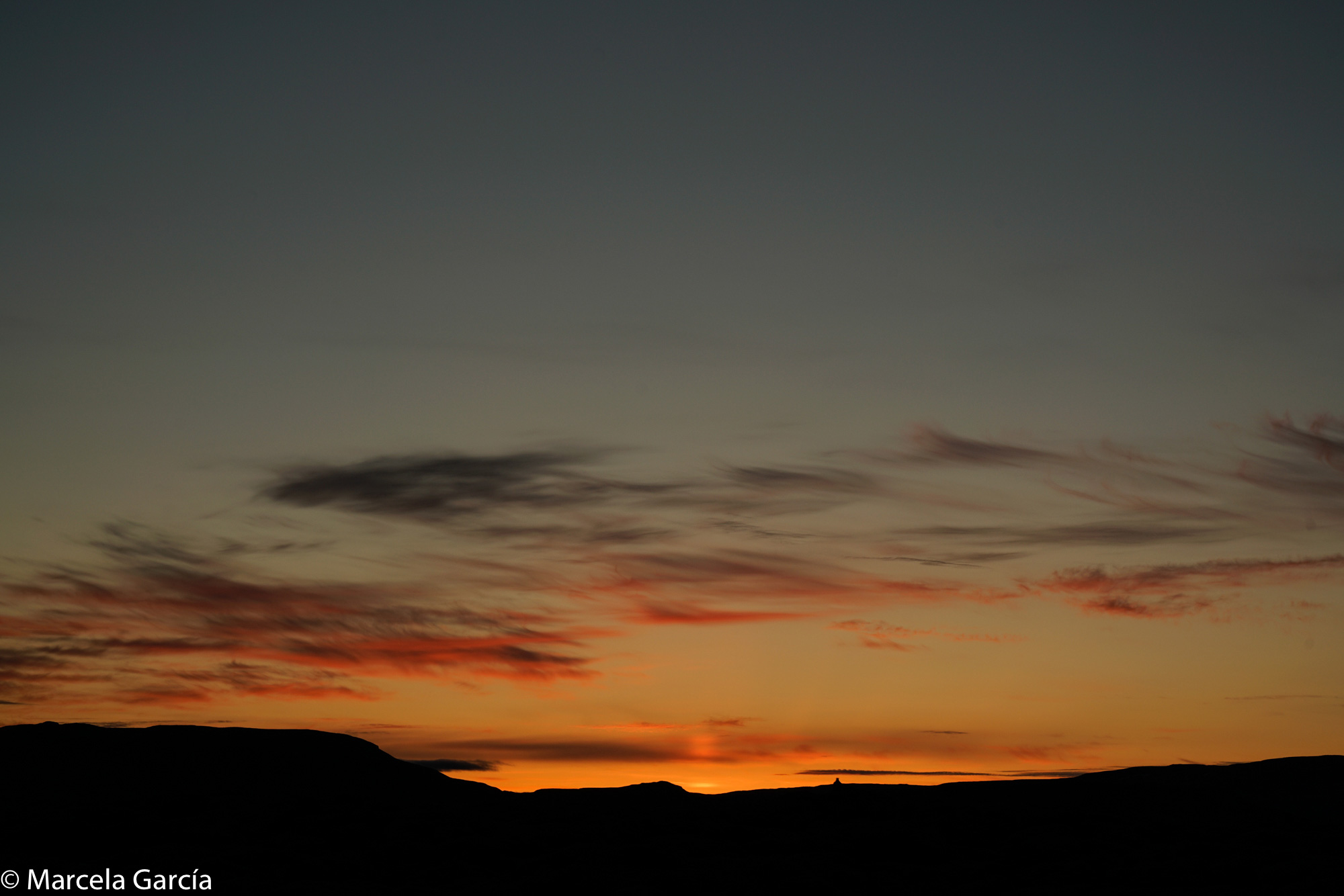 Atardecer en el glaciar Mýrdalsjökull