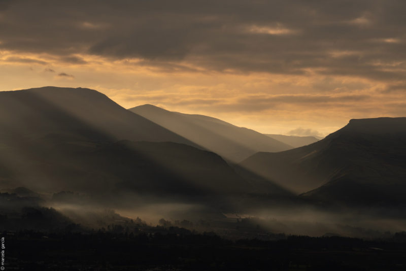 Amanecer de la Cordillera, Pichincha